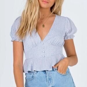 PRINCESS POLLY Peplum Top